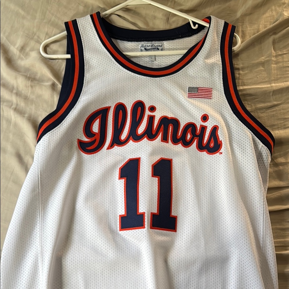 Ayo Dosunmo Illinois Basketball Jersey